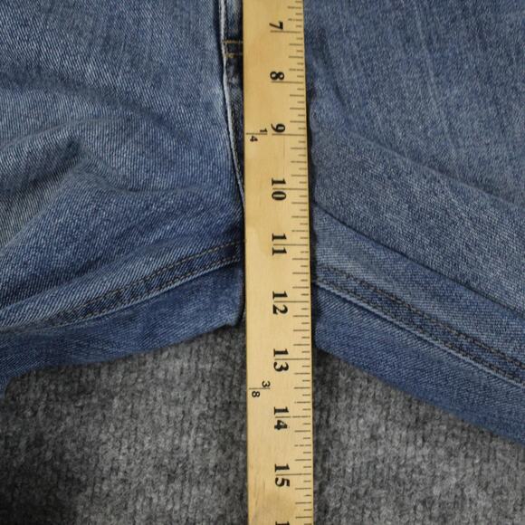 Tibi Jeans Womens 30 Classic Brancusi Denim Blue Relaxed Wide Leg Cropped Baggy - Picture 12 of 16